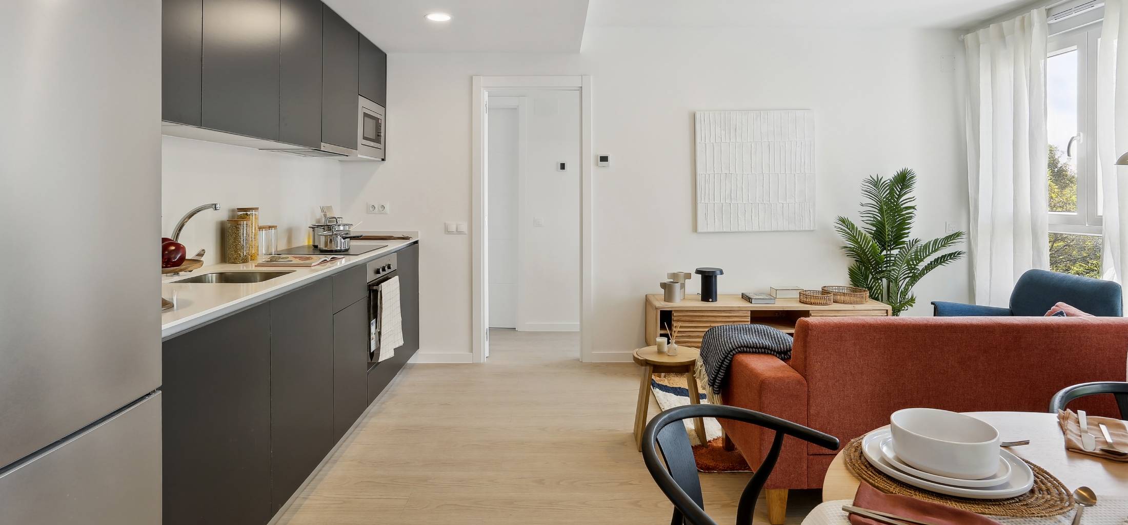 Piso en alquiler de 2 habitaciones y 2 baños en obra nueva NUVE, Ensanche de Vallecas