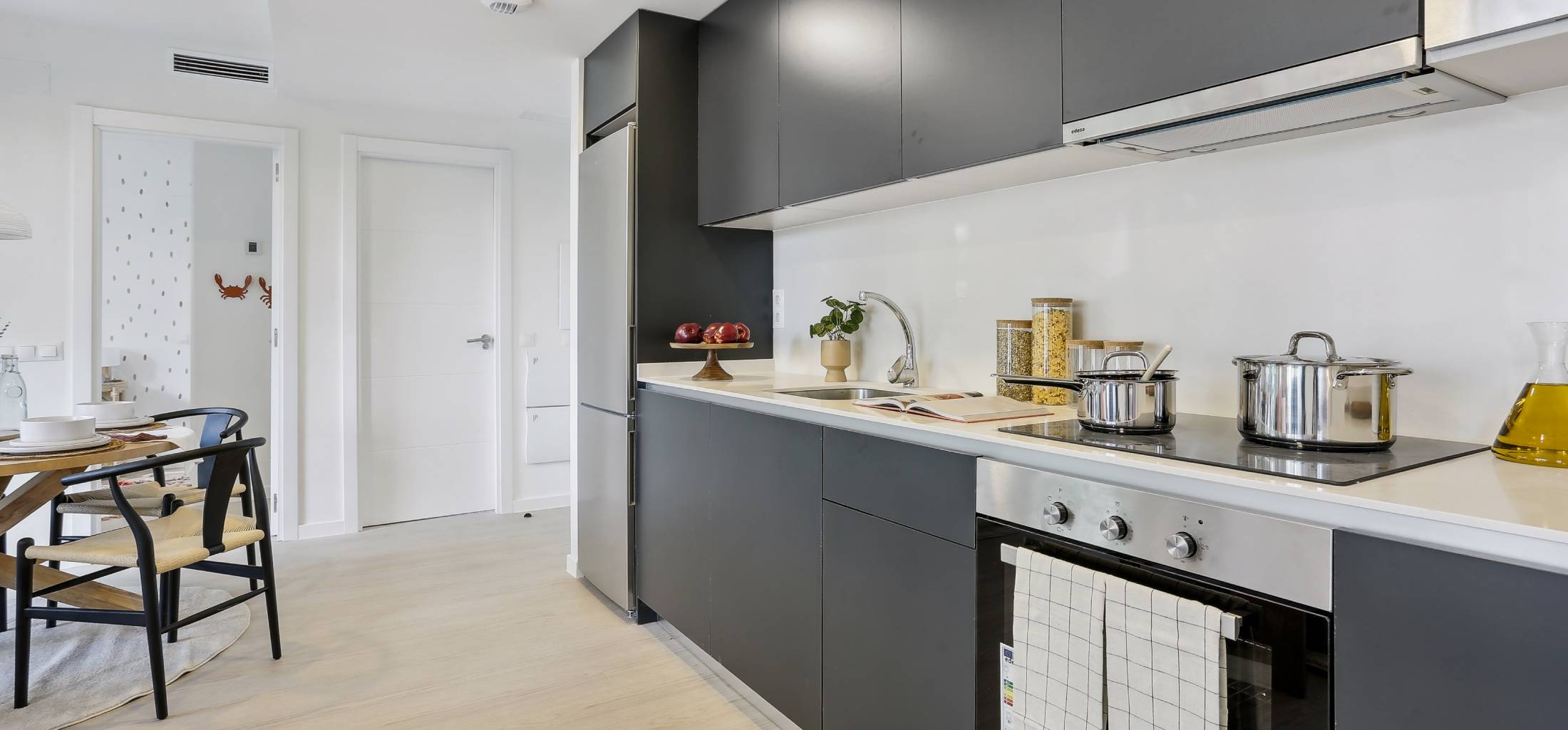 Piso en alquiler de 2 habitaciones y 2 baños en obra nueva NUVE, Ensanche de Vallecas