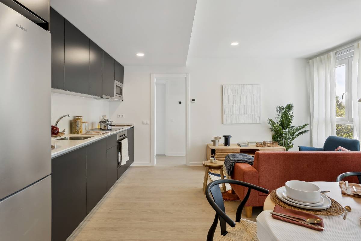 Piso en alquiler de 2 habitaciones y 2 baños en obra nueva NUVE, Ensanche de Vallecas
