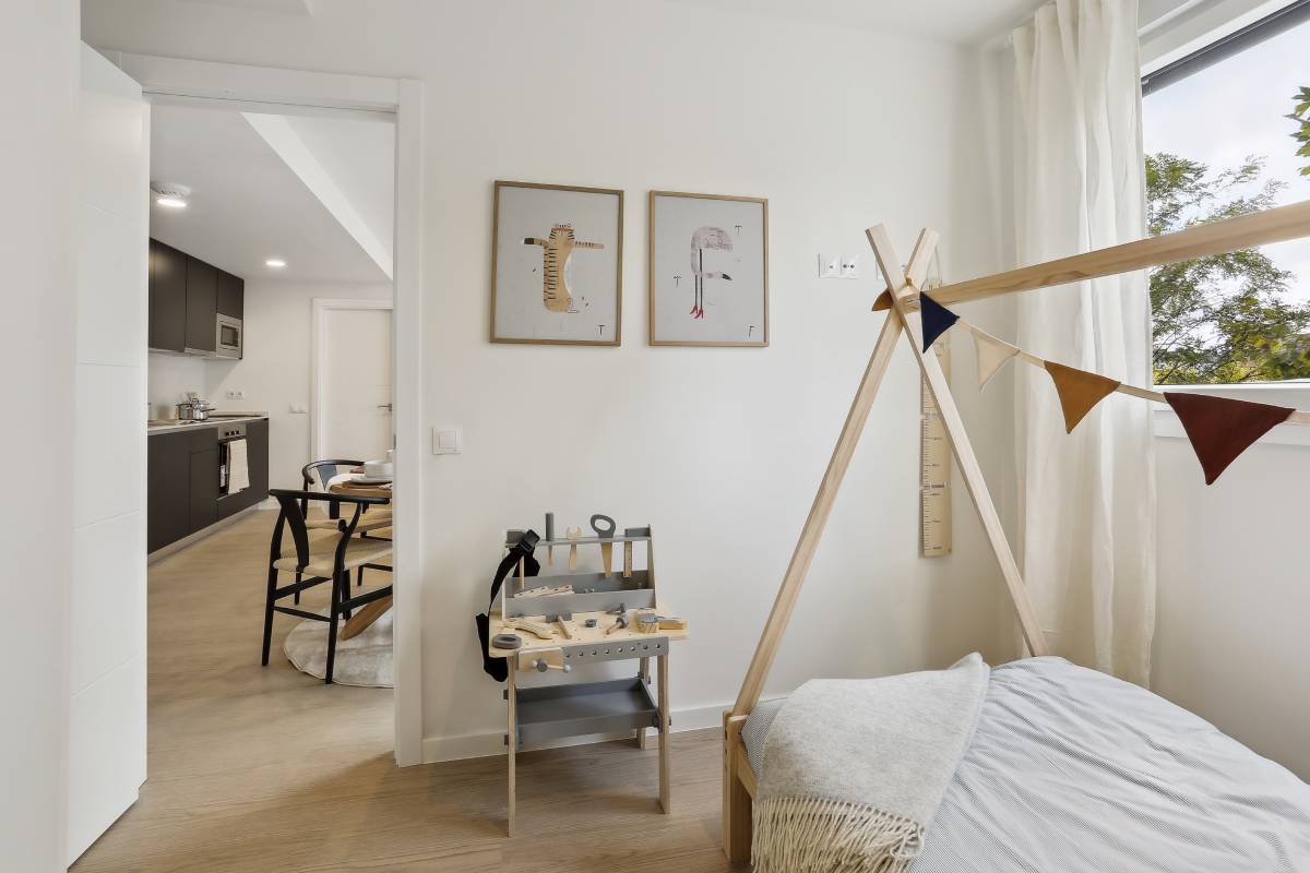 Piso en alquiler de 2 habitaciones y 2 baños en obra nueva NUVE, Ensanche de Vallecas