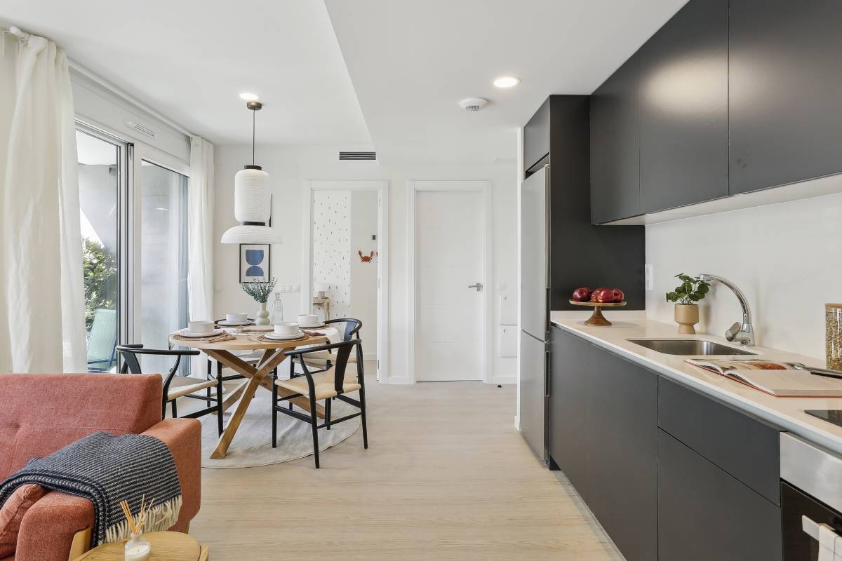 Piso en alquiler de 2 habitaciones y 2 baños en obra nueva NUVE, Ensanche de Vallecas