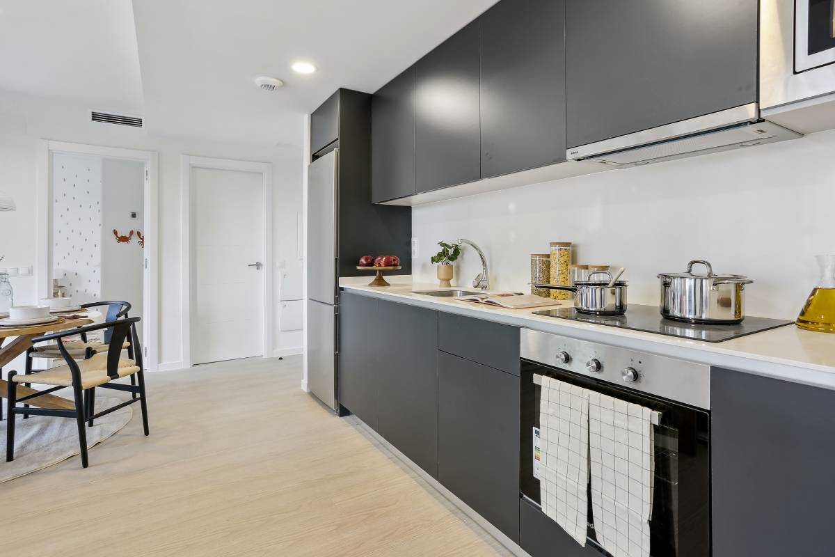 Piso en alquiler de 2 habitaciones y 2 baños en obra nueva NUVE, Ensanche de Vallecas