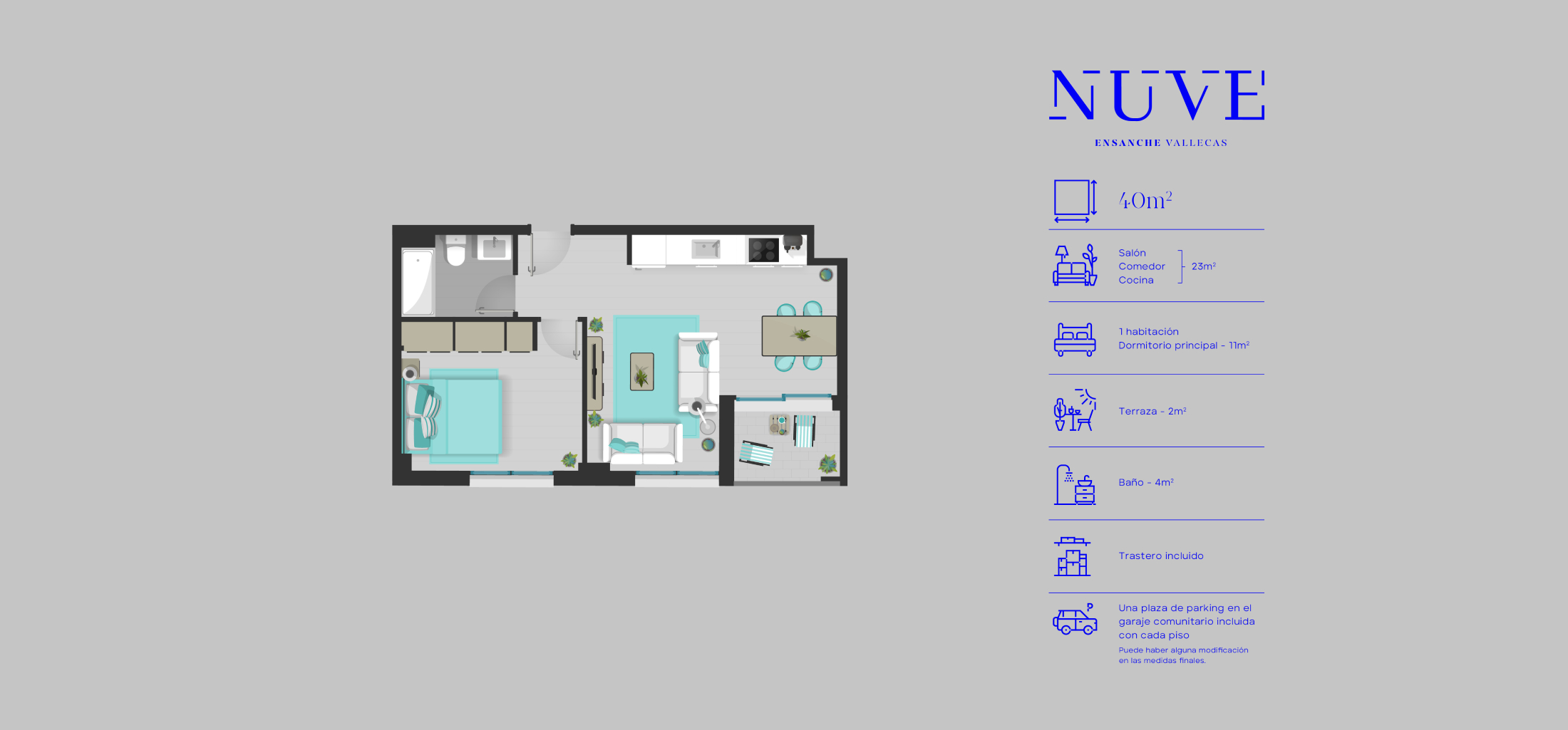 Mapa estructura vivienda | NUVE Vallecas