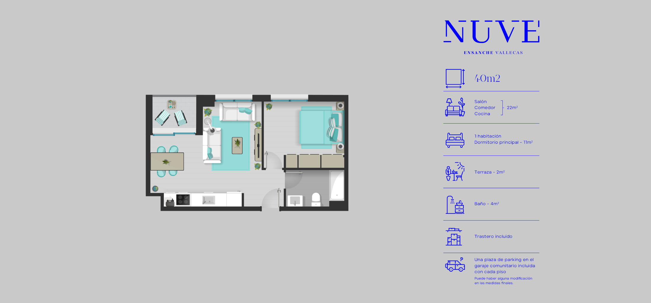 Mapa estructura vivienda | NUVE Vallecas 
