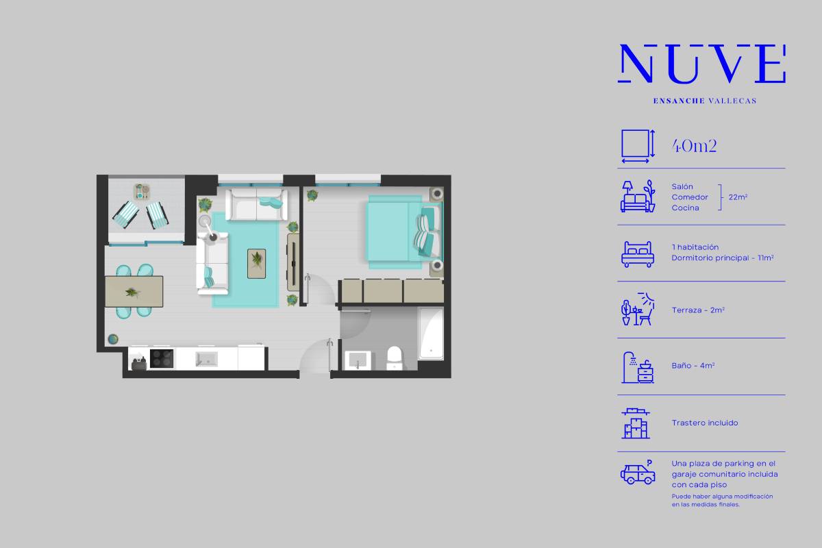 Mapa estructura vivienda | NUVE Vallecas 