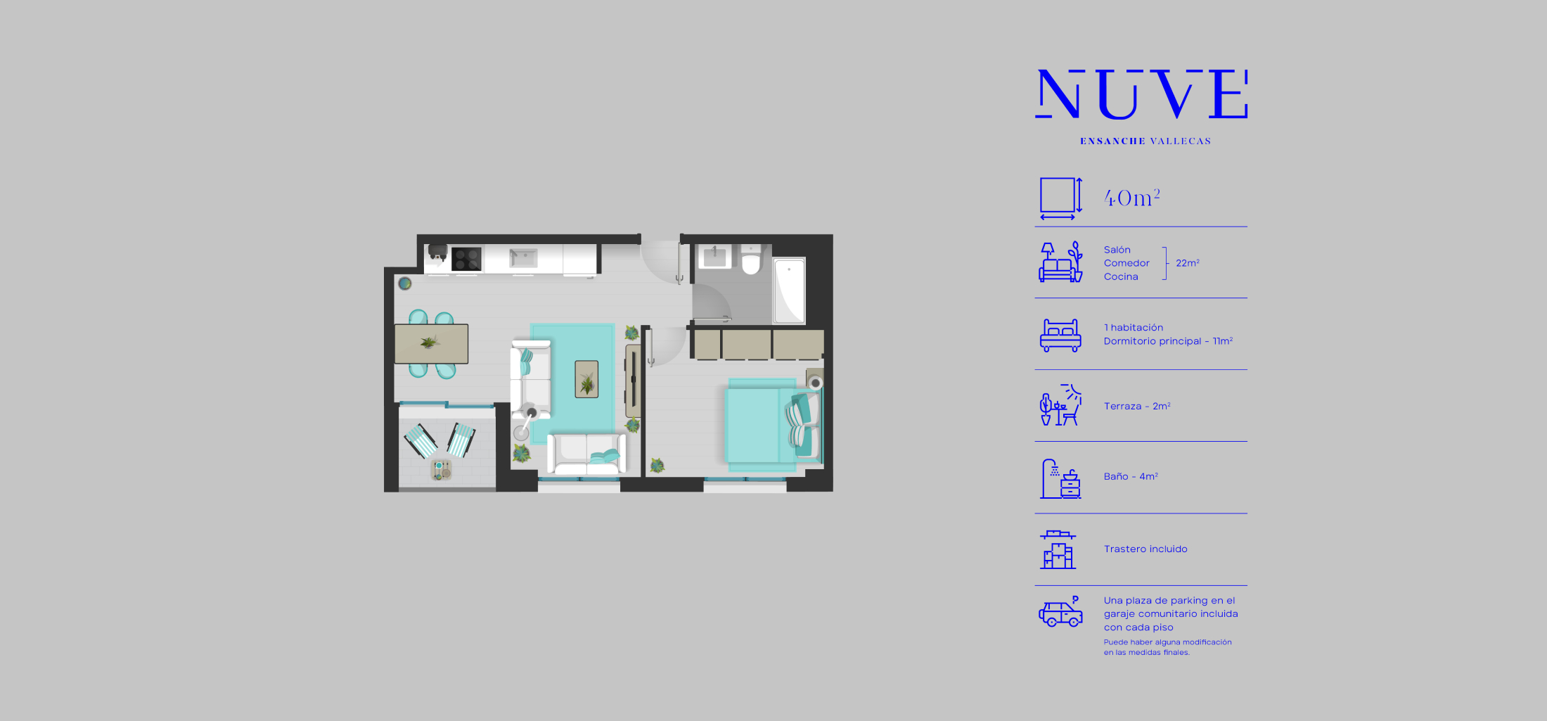 Mapa estructura vivienda | NUVE Vallecas