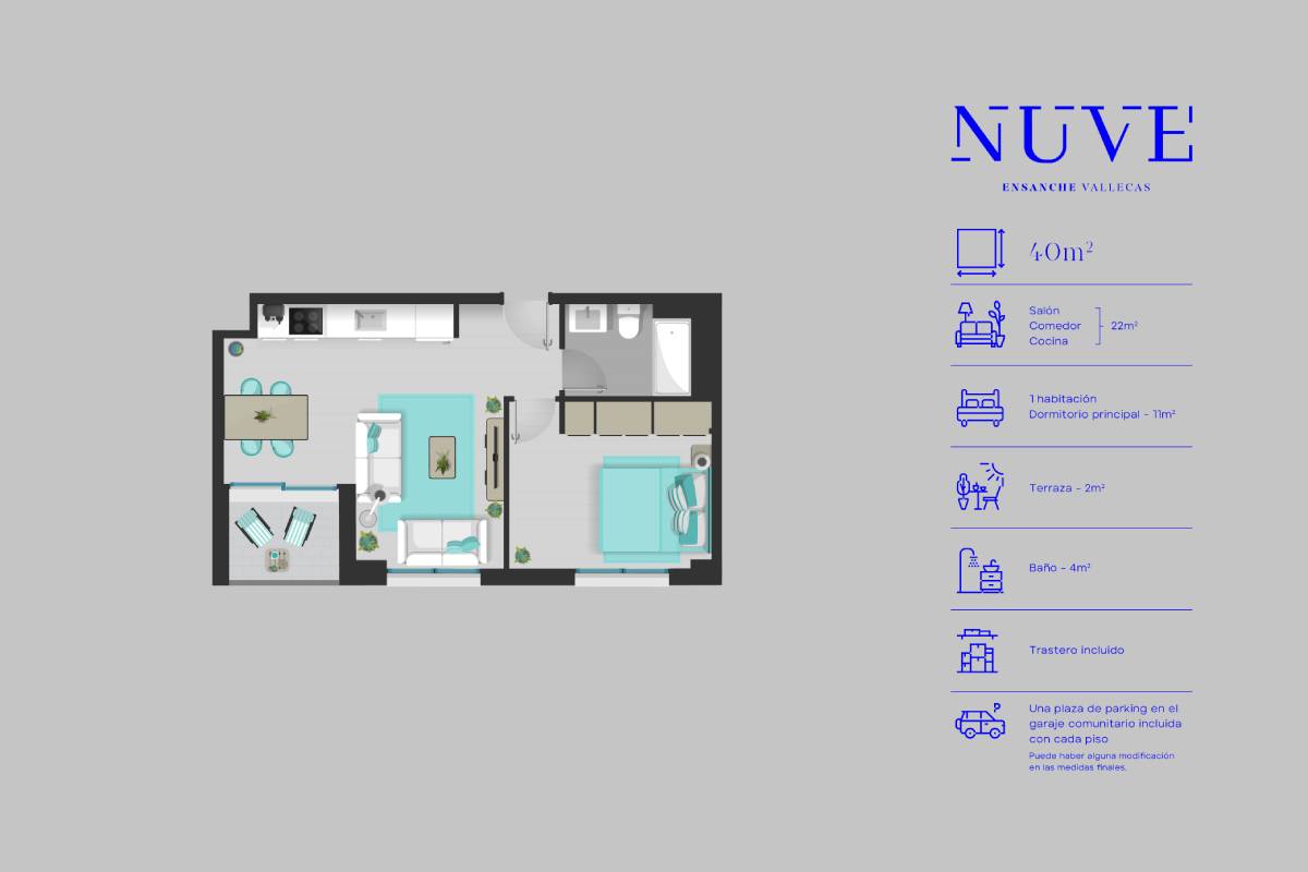 Mapa estructura vivienda | NUVE Vallecas