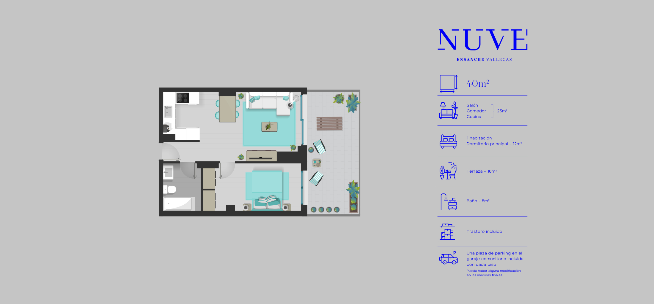 Mapa estructura vivienda | NUVE Vallecas