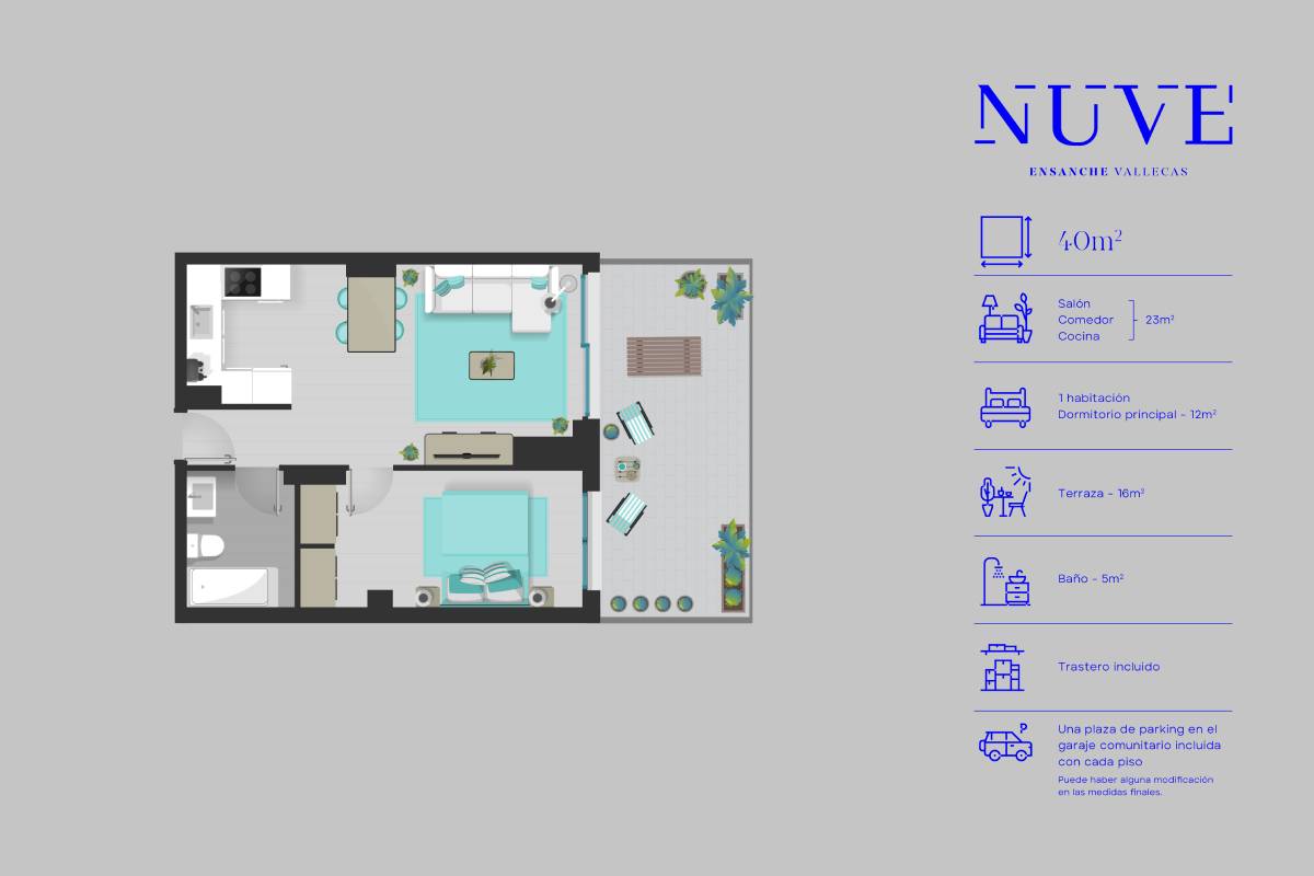 Mapa estructura vivienda | NUVE Vallecas